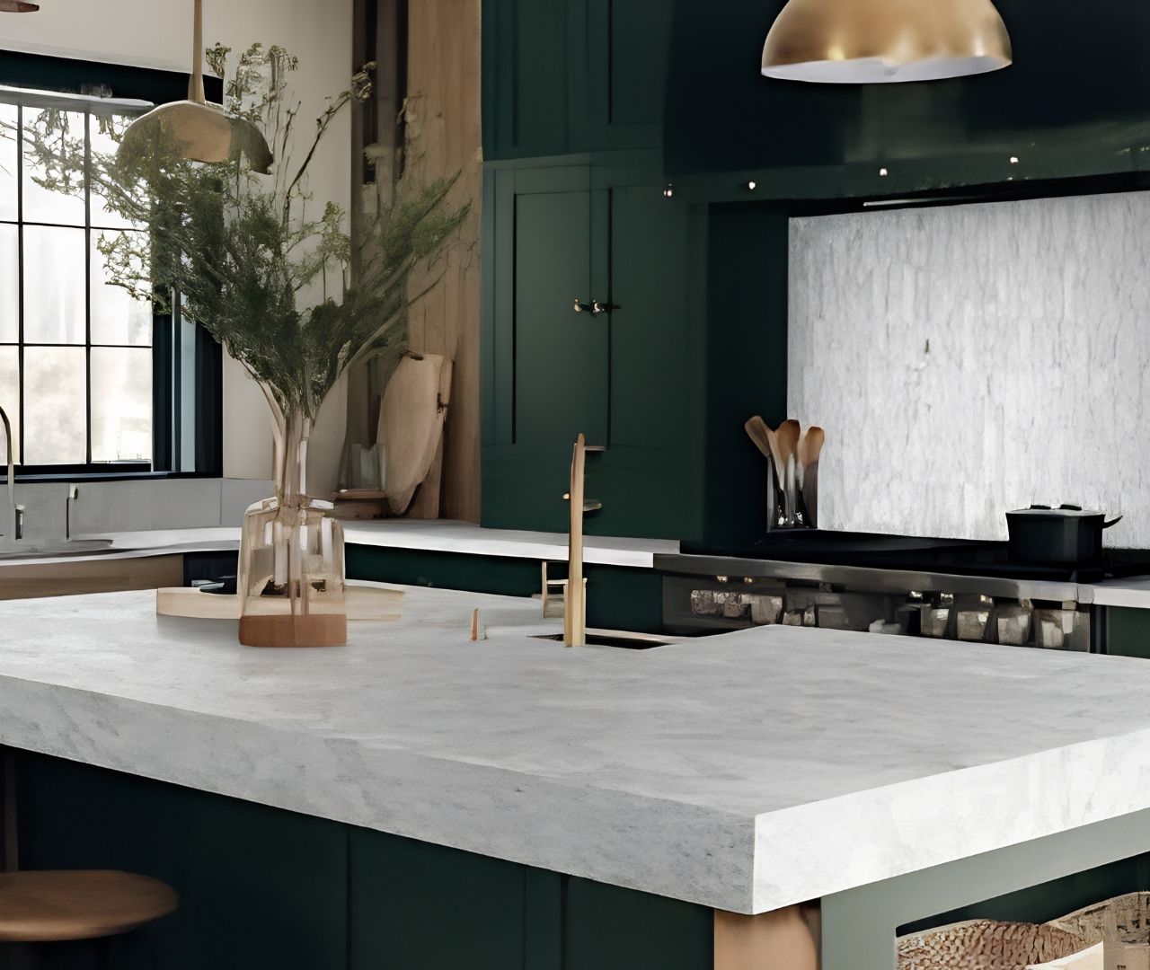White Quartz Countertop — Homes Cabinet Atlanta