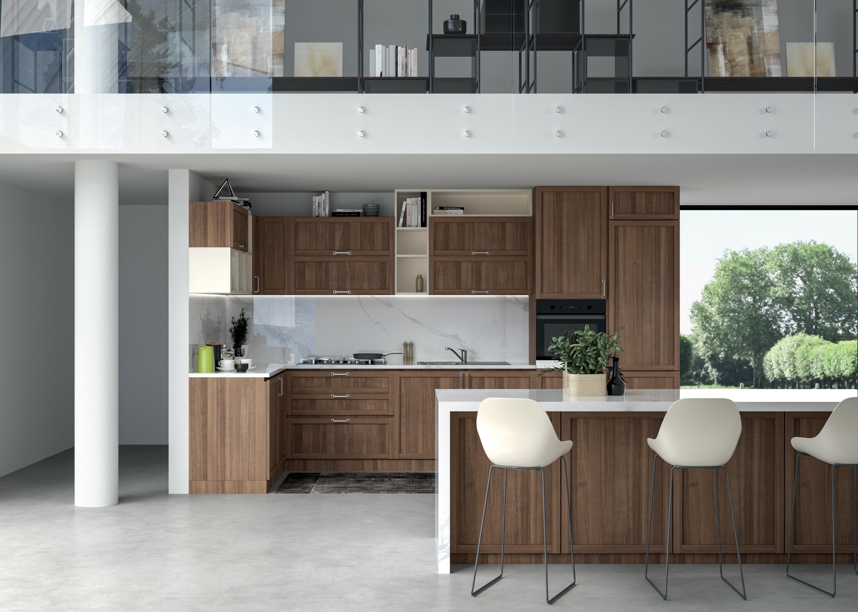 Modern kitchen cabinet