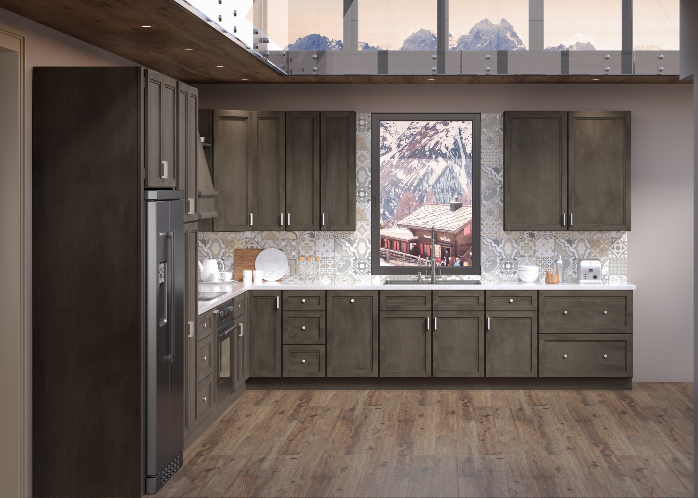 Modern kitchen cabinet