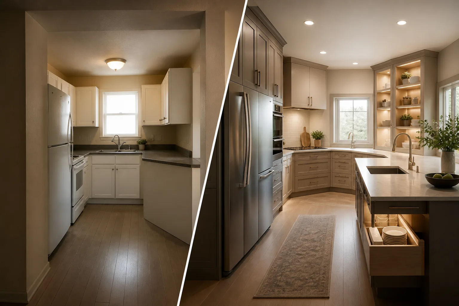 Awkward Kitchen Layouts Custom Cabinets Can Fix That Stock Cabinets Can't