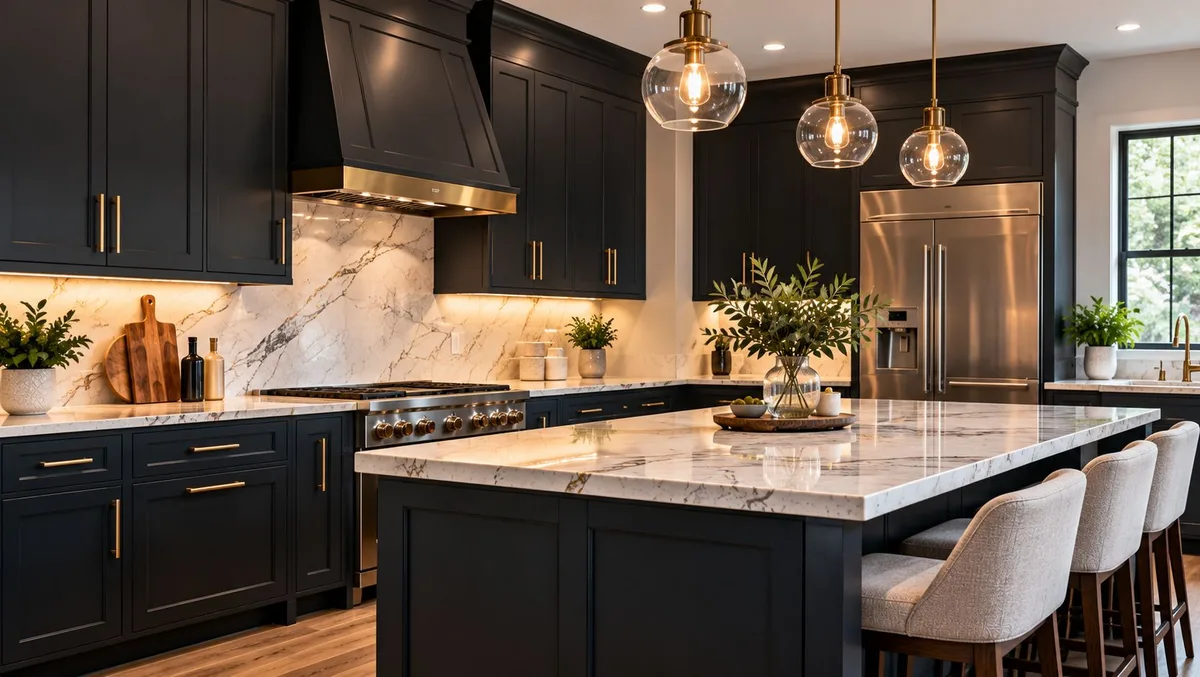 Dark Kitchen Cabinets in Atlanta: What to Know Before You Buy