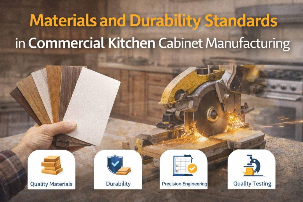 Commercial Kitchen Cabinet Manufacturing Materials