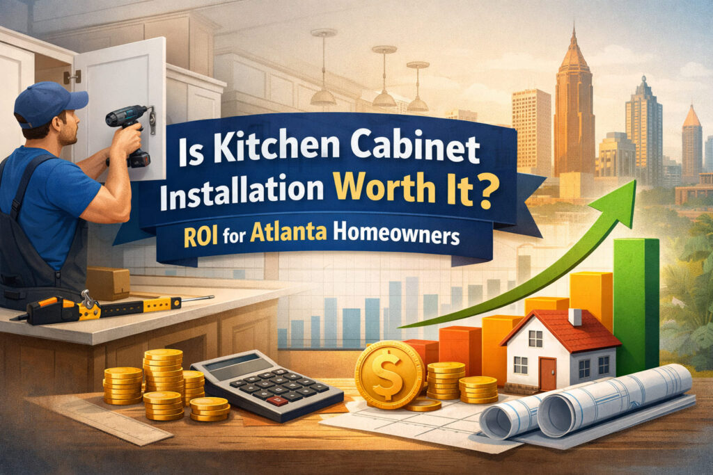 Kitchen Cabinet Installation ROI Atlanta