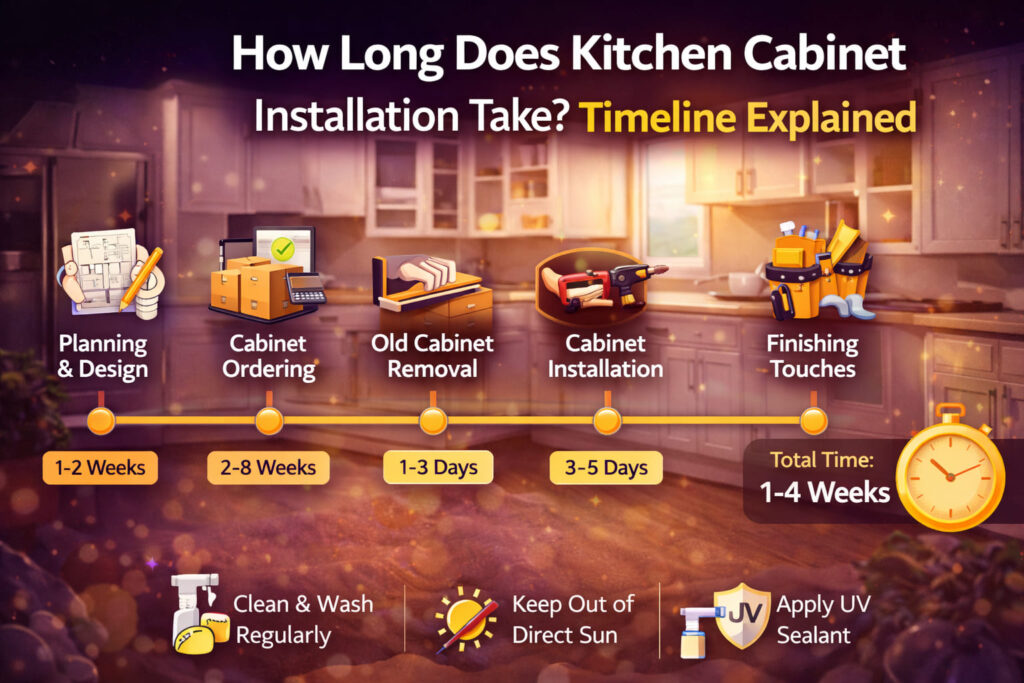 How Long Does Kitchen Cabinet Installation Take