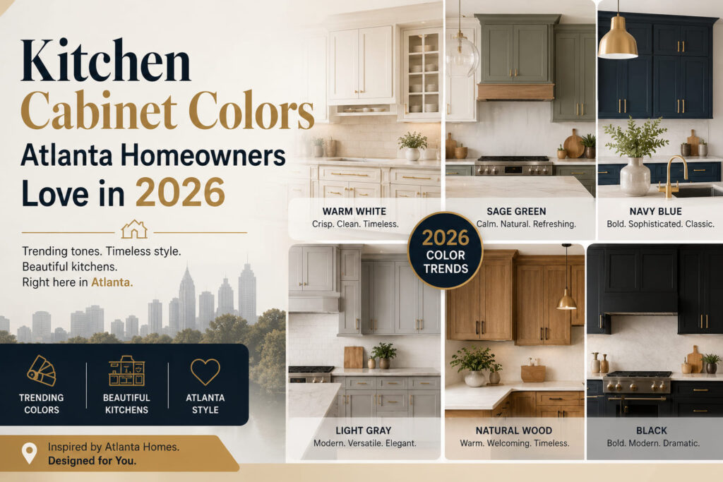 Kitchen Cabinet Colors Atlanta Homeowners Love in 2026